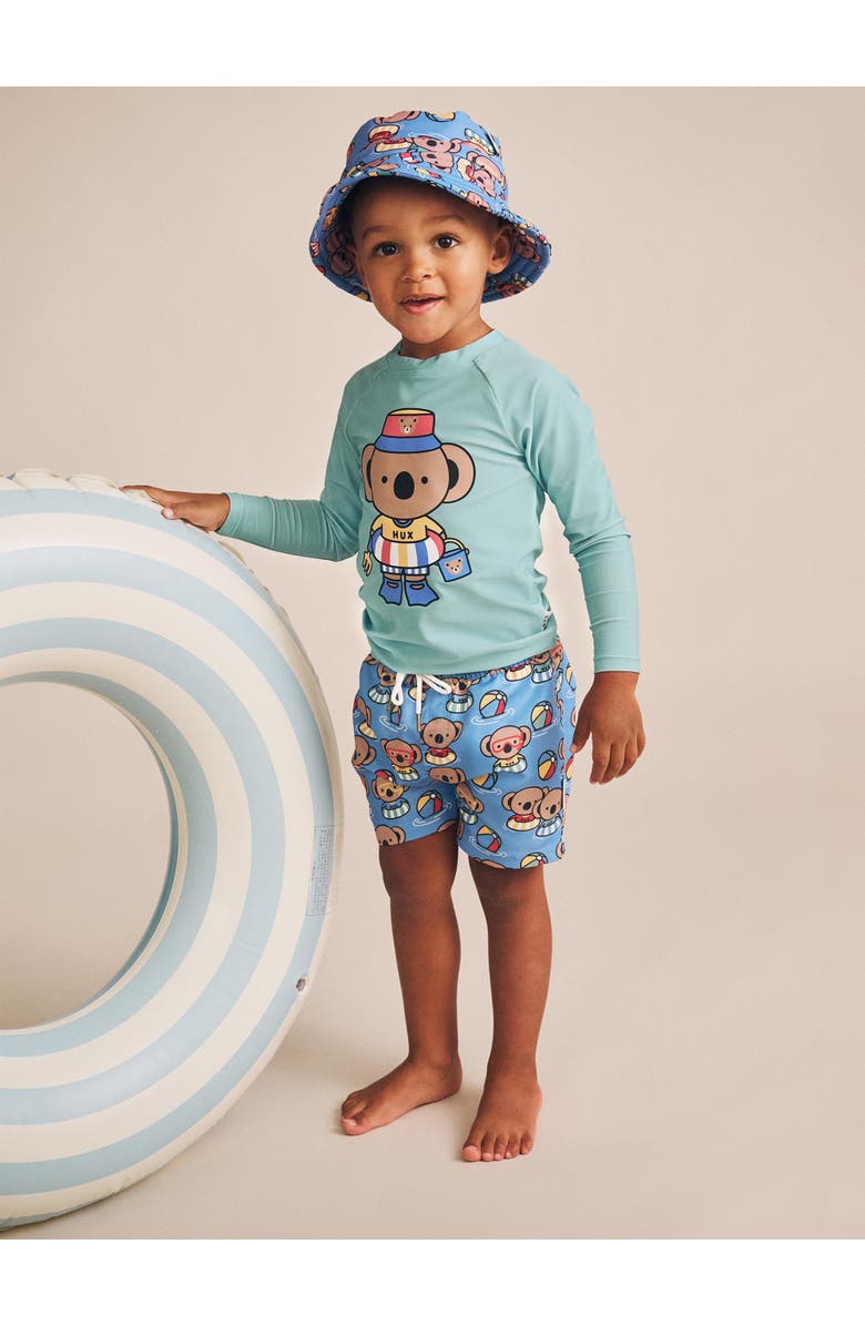 Huxbaby Kel Koala Swim Shortie, Alternate, color, Marine