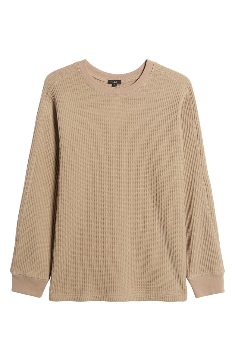Rails Wade Waffle Knit Sweater, Alternate, color, Barley