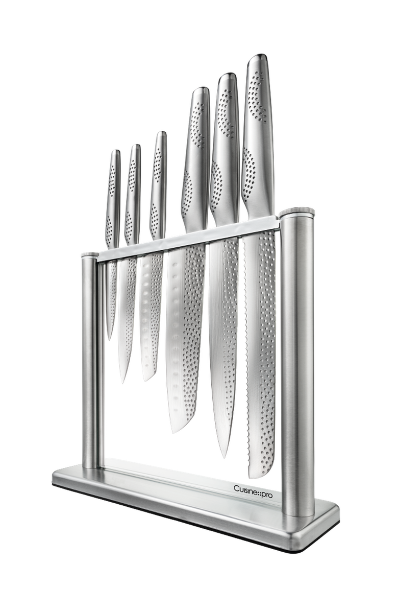 Cuisine::pro<sup>®</sup> iD3<sup>®</sup> SAMURAI<sup>®</sup> Gozen 7-Piece Knife Block, Main, color, Silver