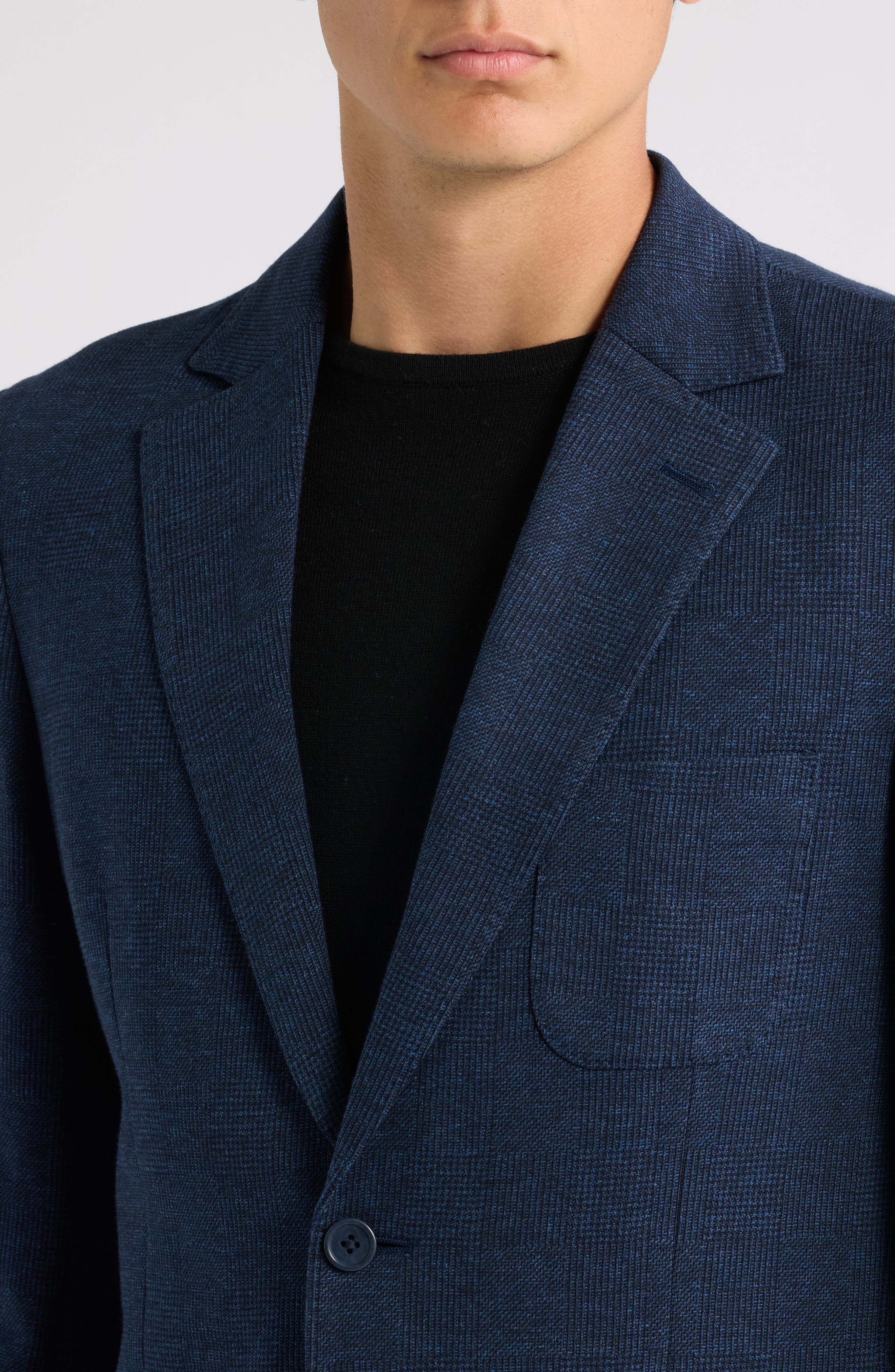 Nordstrom Henrik Shadow Plaid Knit Sport Coat (Men) | Nordstrom