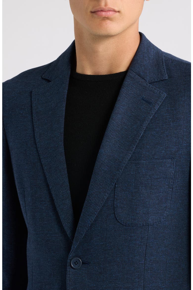 Henrik Shadow Plaid Knit Sport Coat, Alternate, color, BLUE LOWEN SHADOW PLAID