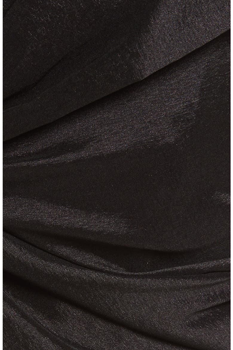 Extraordinary One-Shoulder Crop Top, Alternate, color, BLACK