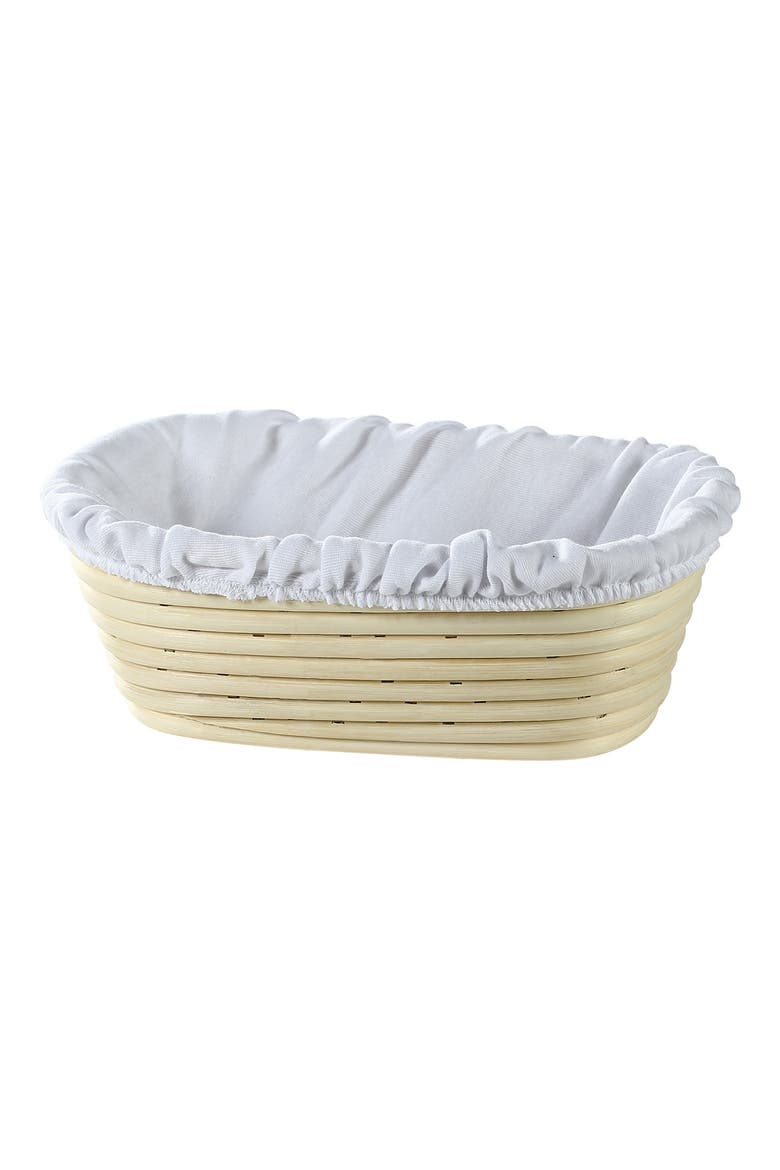 Oval Brotform Liner, 100% Cotton, Main, color, White