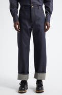 Thom Browne Straight Leg Selvedge Denim Jeans
