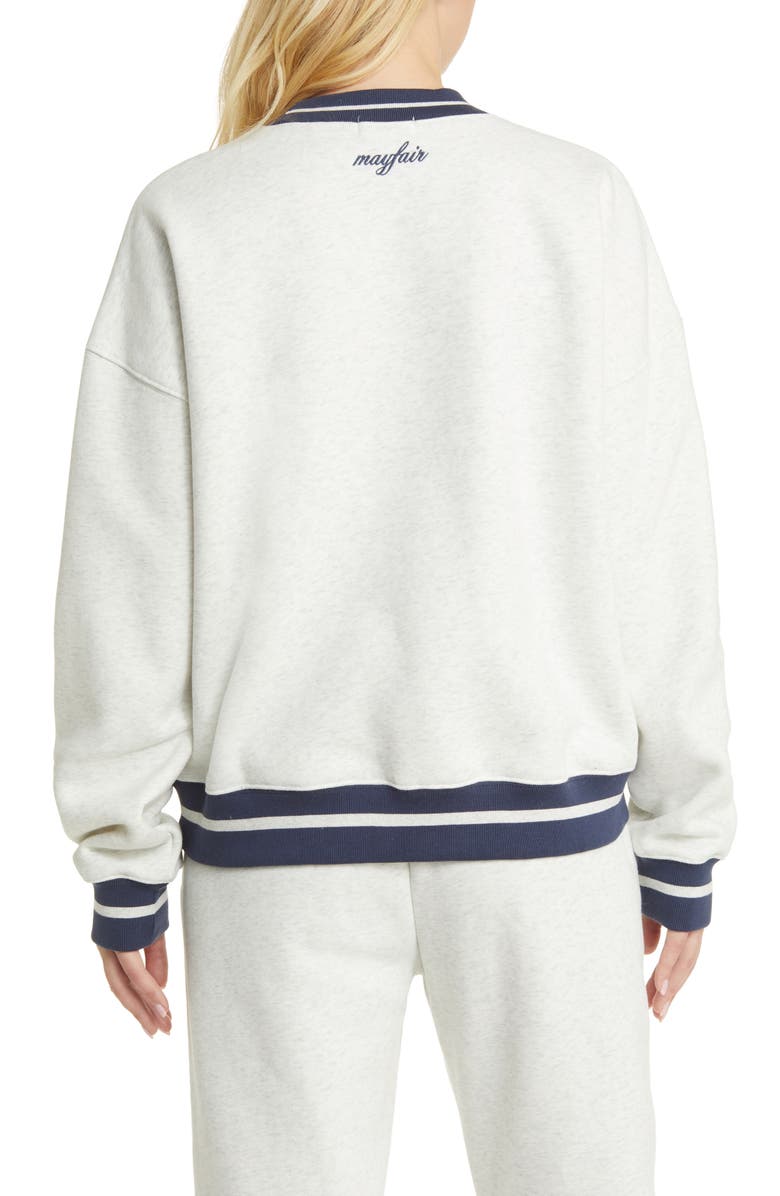 THE MAYFAIR GROUP Start With Gratitude Crewneck Sweatshirt, Alternate, color,