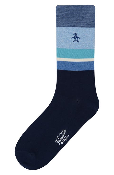 Quinn Stripe Cotton Stretch Dress Socks
