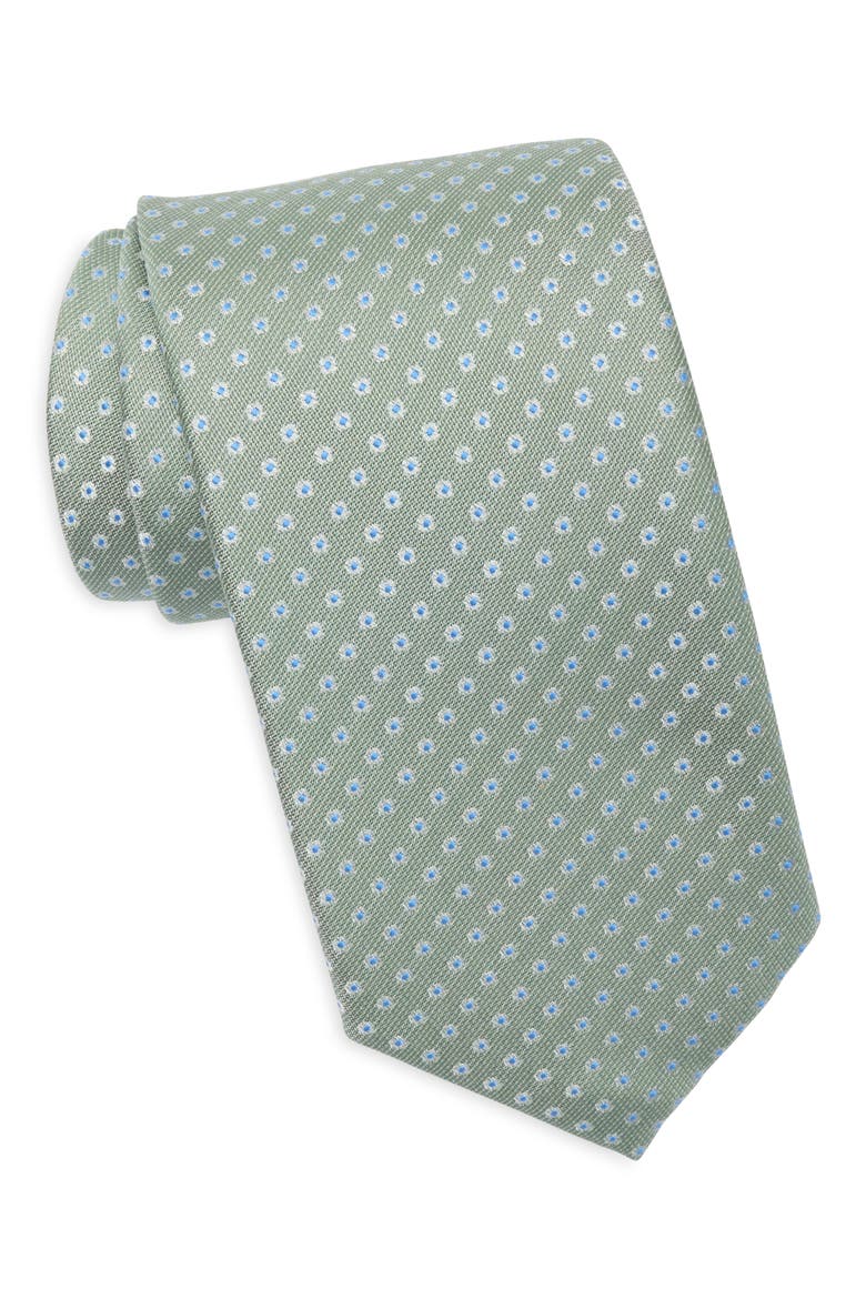 Hepner Dot Tie, Main, color, GREEN