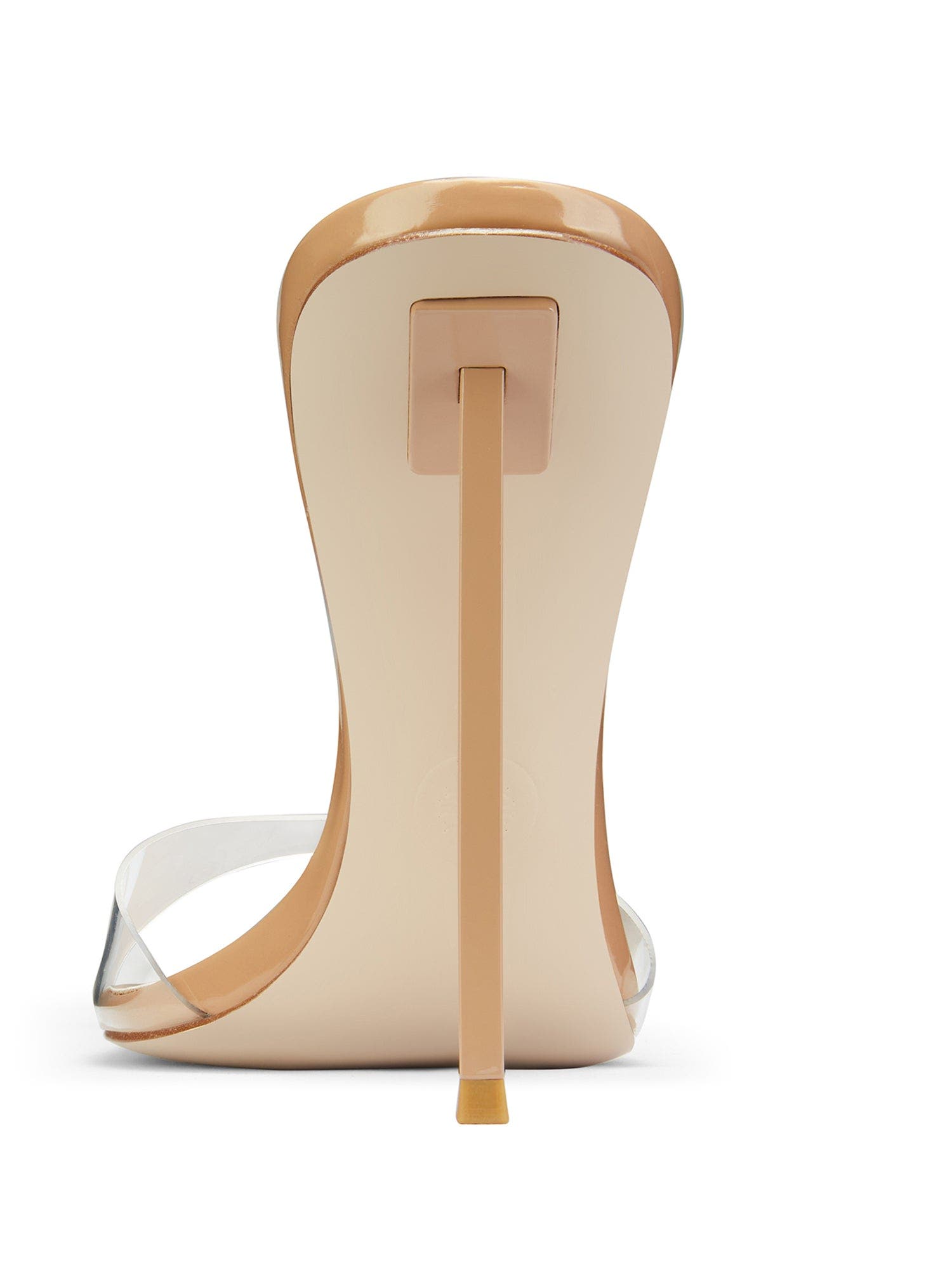Whiskey PVC Mule, Alternate, color, Nude