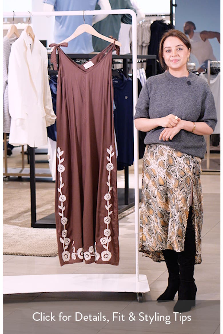 Temple Embroidered Wide Leg Jumpsuit video