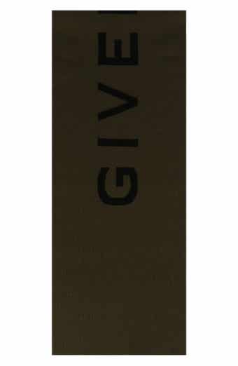 Givenchy Double Face 4G Wool & Cashmere Scarf