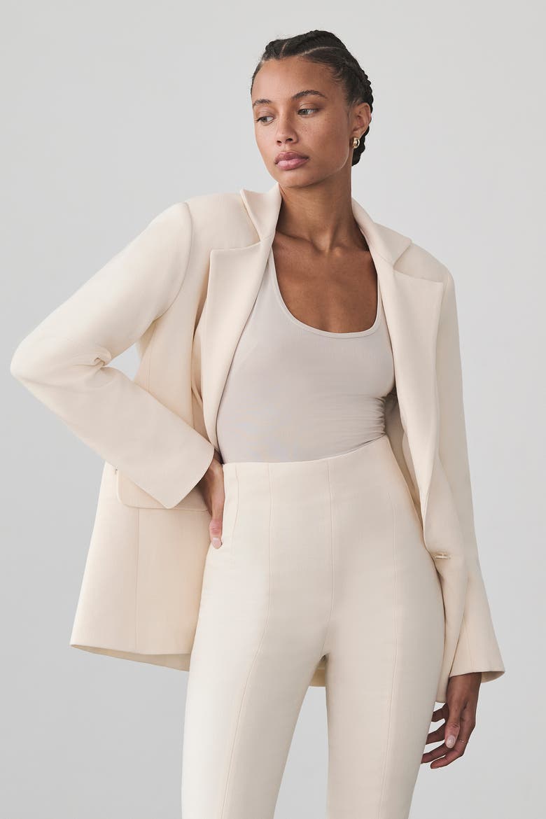 Aria Blazer, Alternate, color, Ivory