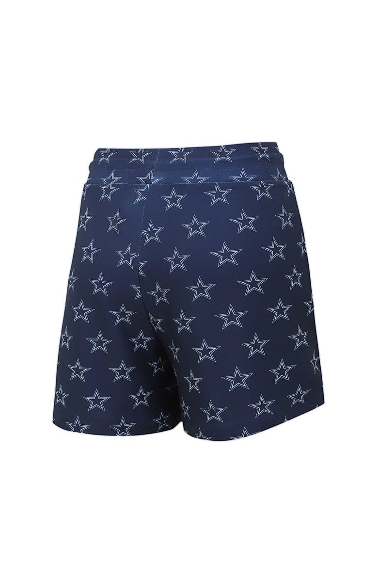 CONCEPTS SPORT Women's Concepts Sport Dallas Cowboys Gauge Allover Print Cropped Tank Top & Shorts Sleep Set, Alternate, color, Navy