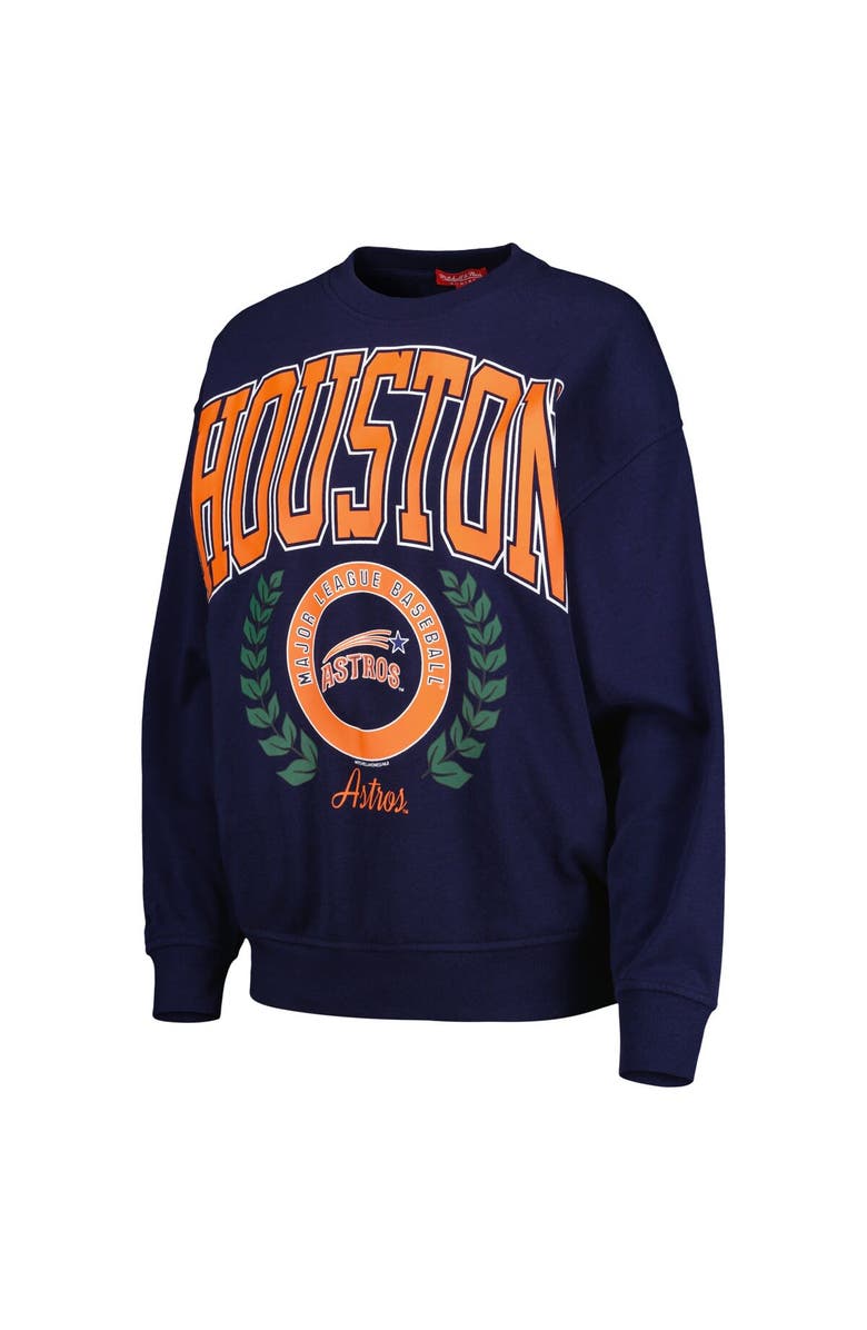Mitchell & Ness Women's Mitchell & Ness Navy Houston Astros Logo Lt 2.0 Pullover Sweatshirt, Alternate, color, Navy