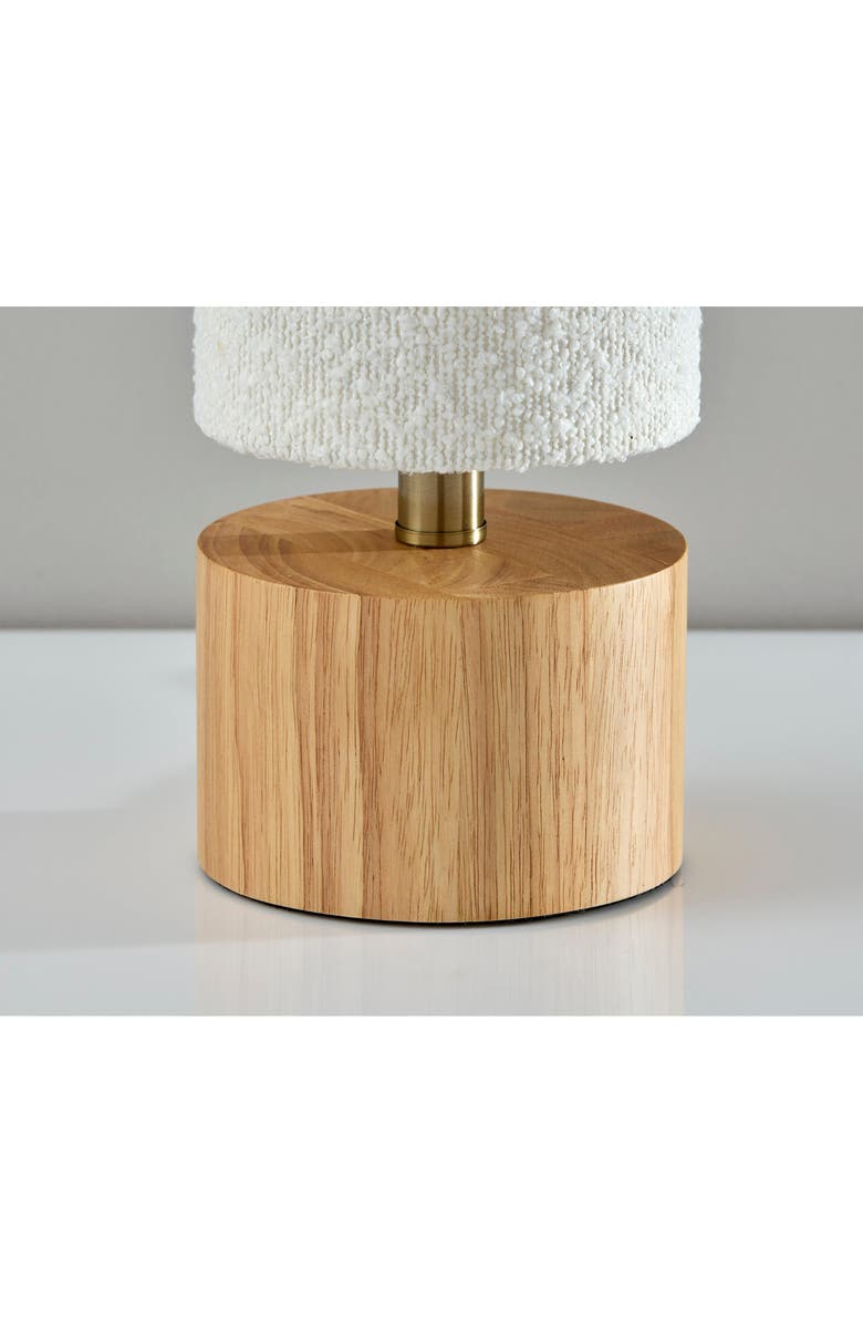 ADESSO LIGHTING Brayden Table Lantern, Alternate, color, Natural Wood