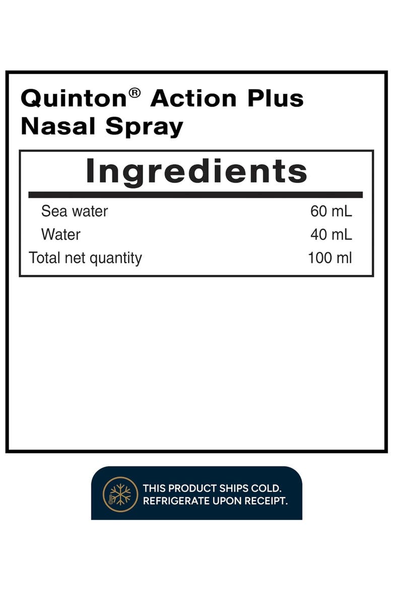 Action Plus Hypertonic Saline Seawater Nasal Spray, Alternate, color, None