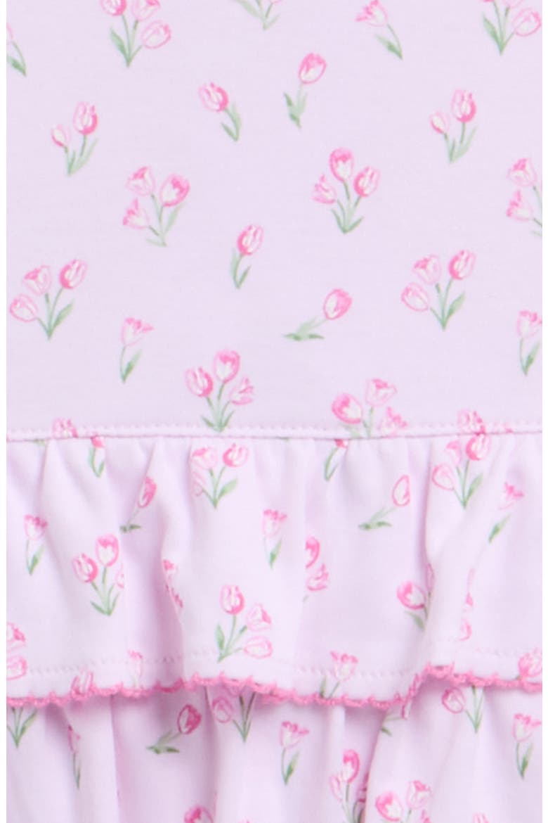 Print Pima Cotton Bubble Romper, Alternate, color, MULTI PINK