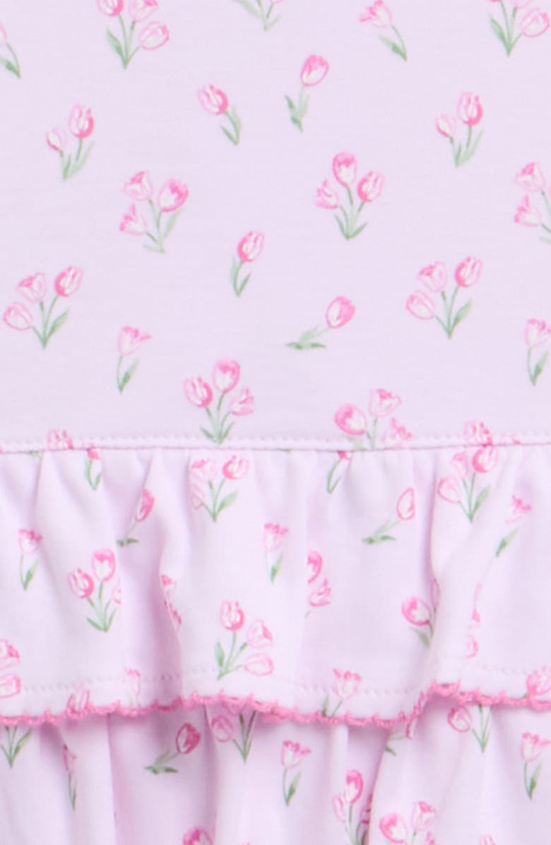 Kissy Kissy Print Pima Cotton Bubble Romper, Alternate, color, Multi Pink