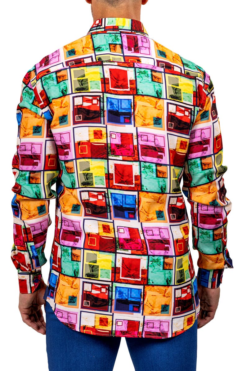 Maceoo Fibonacci Marthyr 0299 Contemporary Fit Button-Up Shirt, Alternate, color, 