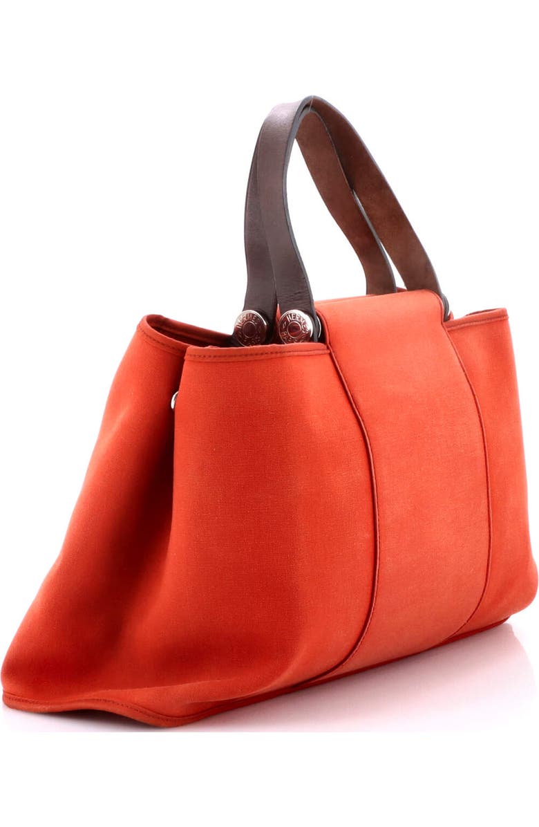 Pre-Owned Hermes Cabag Elan Toile and Leather 39, Alternate, color, Brique