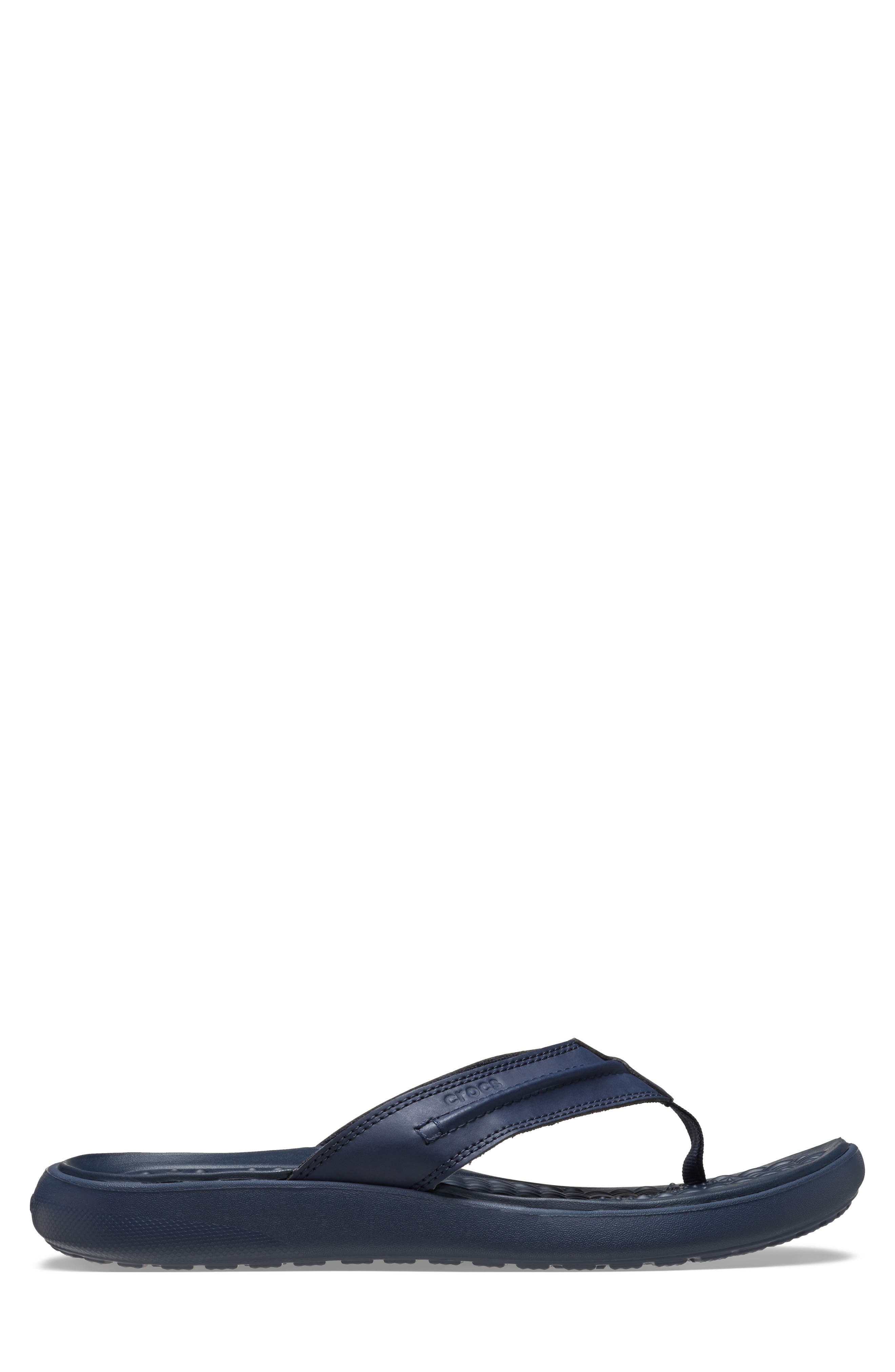CROCS Yukon Vista II Flip Flop, Alternate, color, Navy