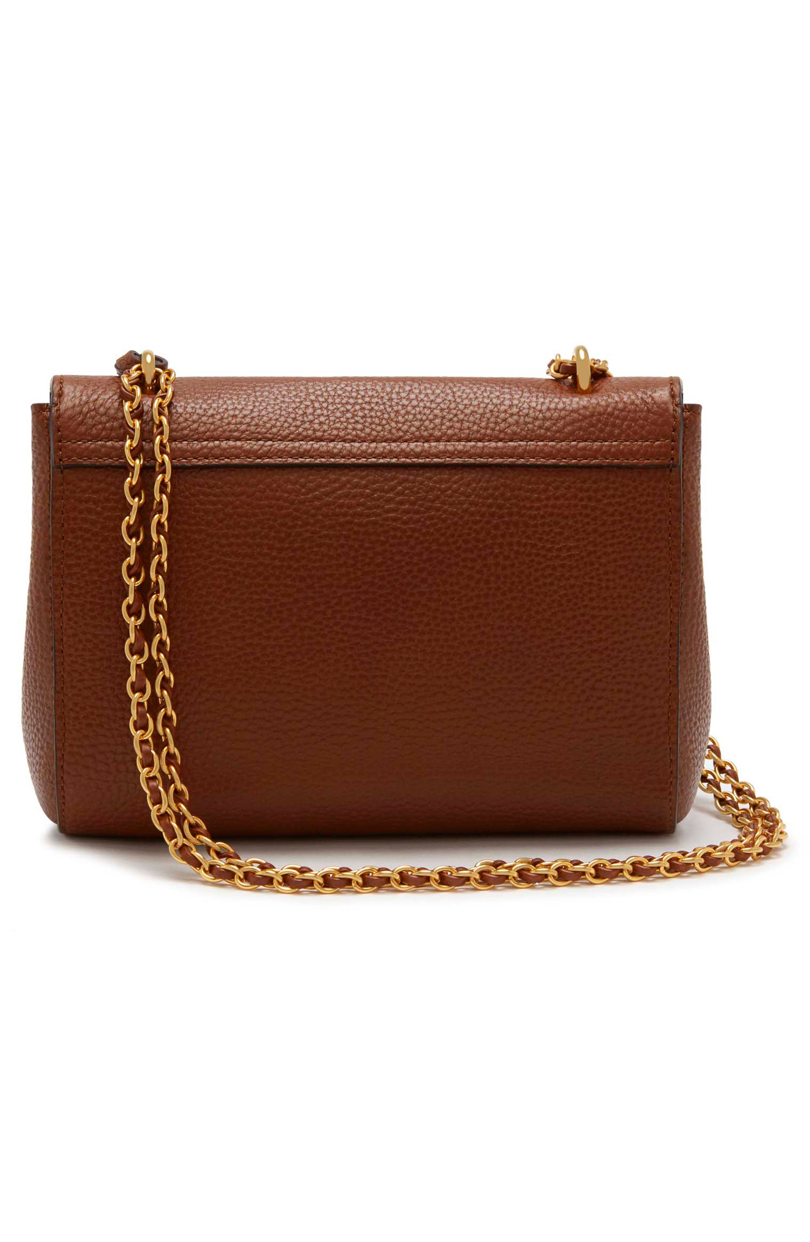 Mulberry Lily Leather Shoulder Bag, Alternate, color, 