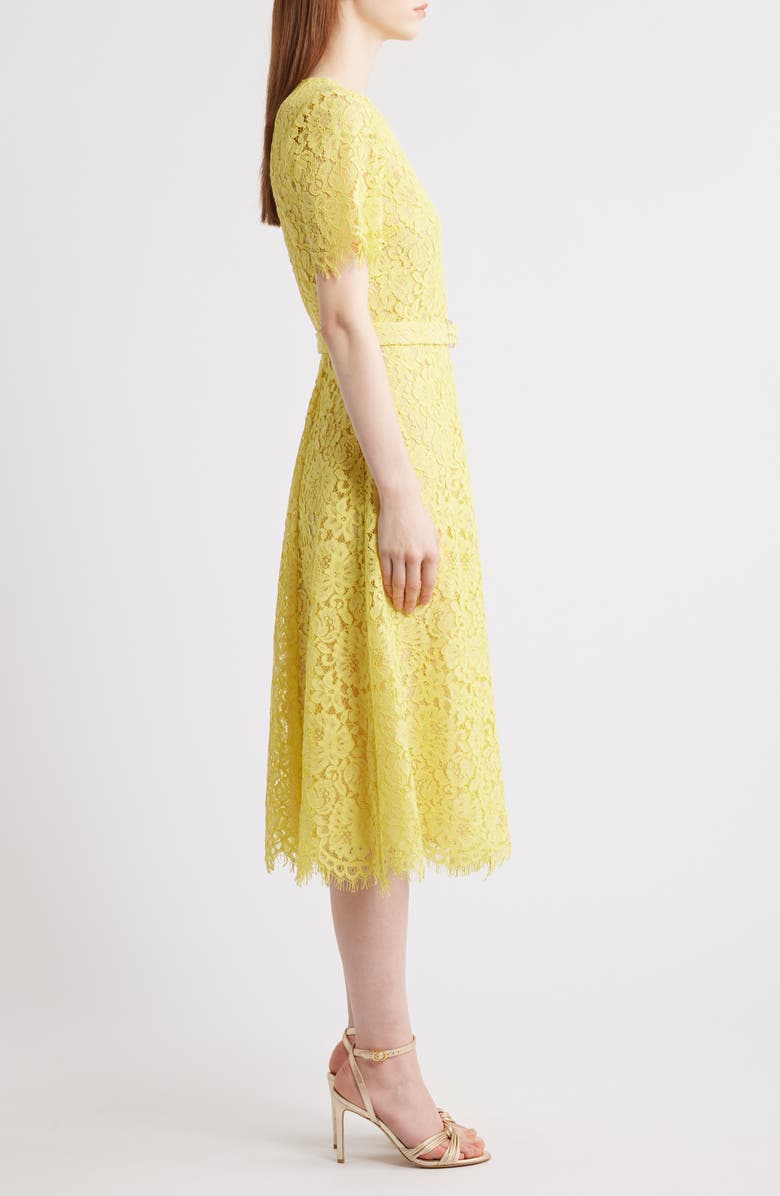 Elie Tahari The Lex Sunshine Lace Dress, Alternate, color, 