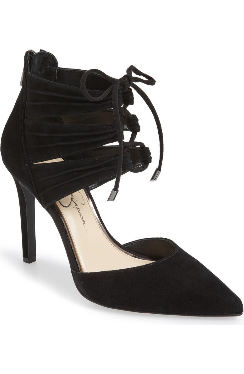 Jessica Simpson 'Caleya' Lace Up Pump, Main, color,