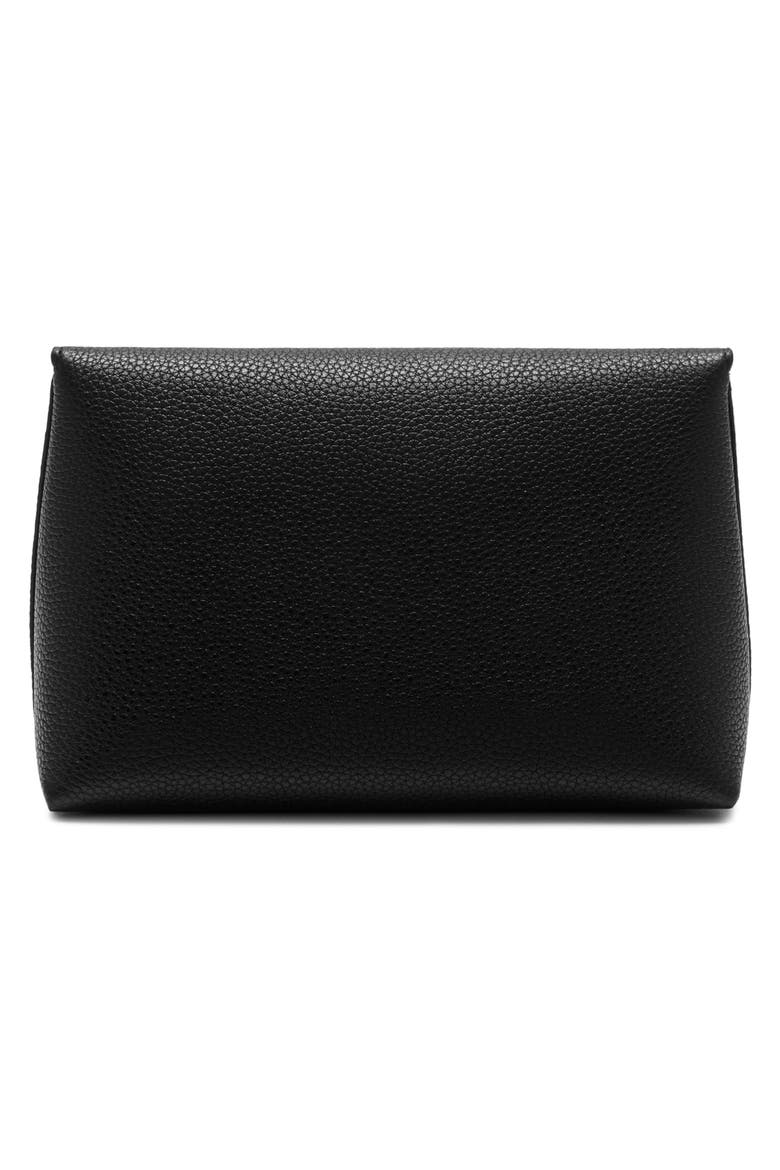 Darley Leather Cosmetics Pouch, Alternate, color, BLACK