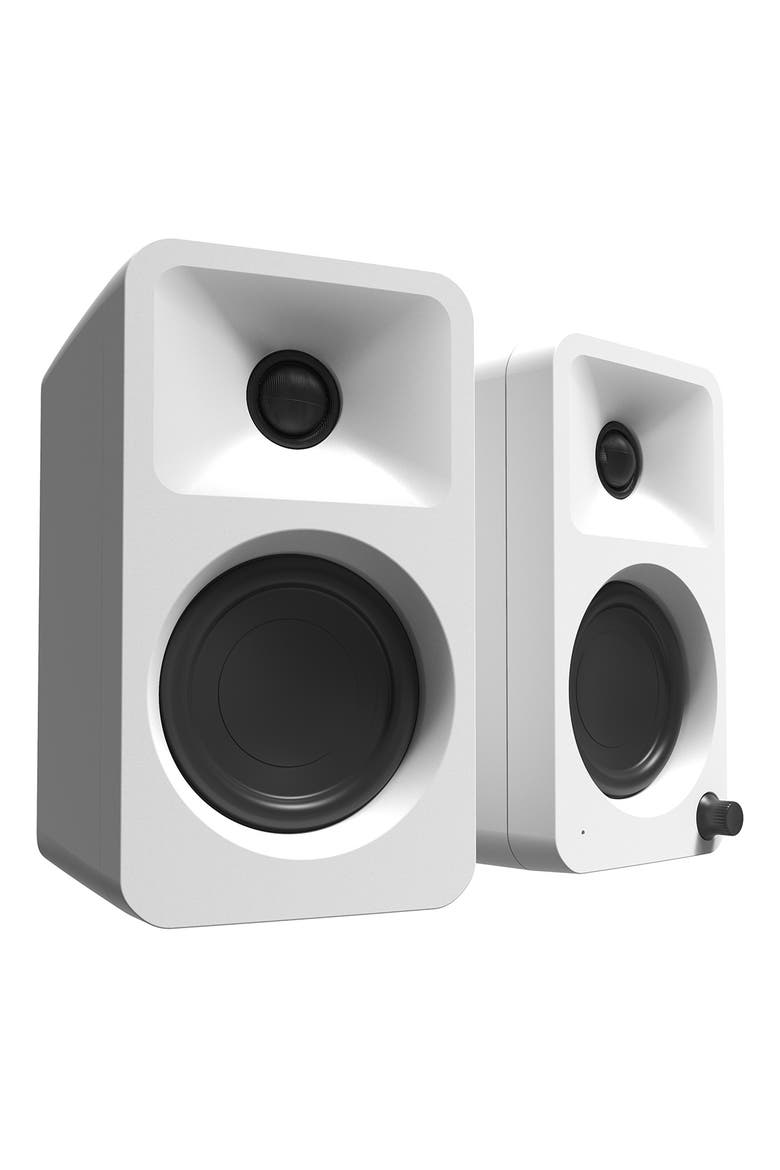 ORA Powered Reference Desktop Speakers with Bluetooth - Pair, Main, color, Matte White