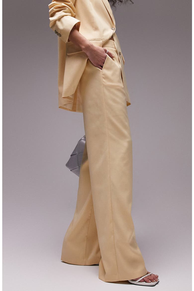Slouch Straight Leg Trousers, Alternate, color, YELLOW