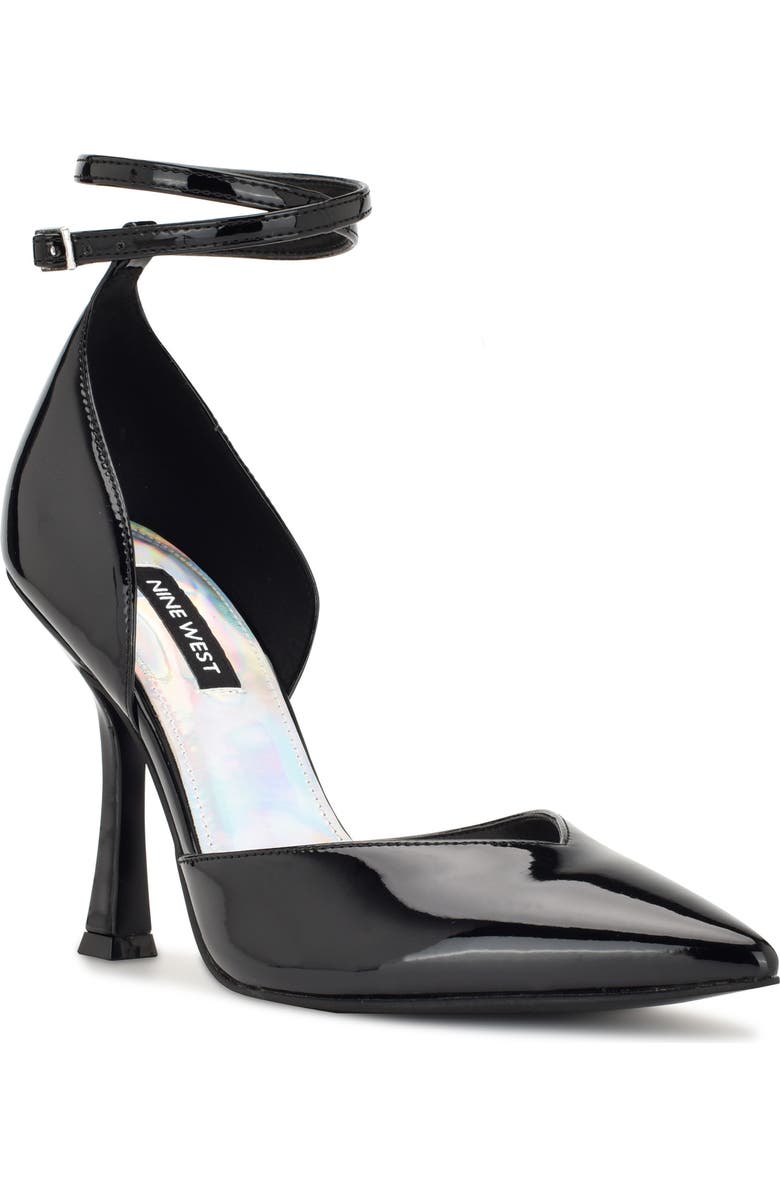 Nine West Frends Ankle Strap Pointed Toe Pump, Main, color,