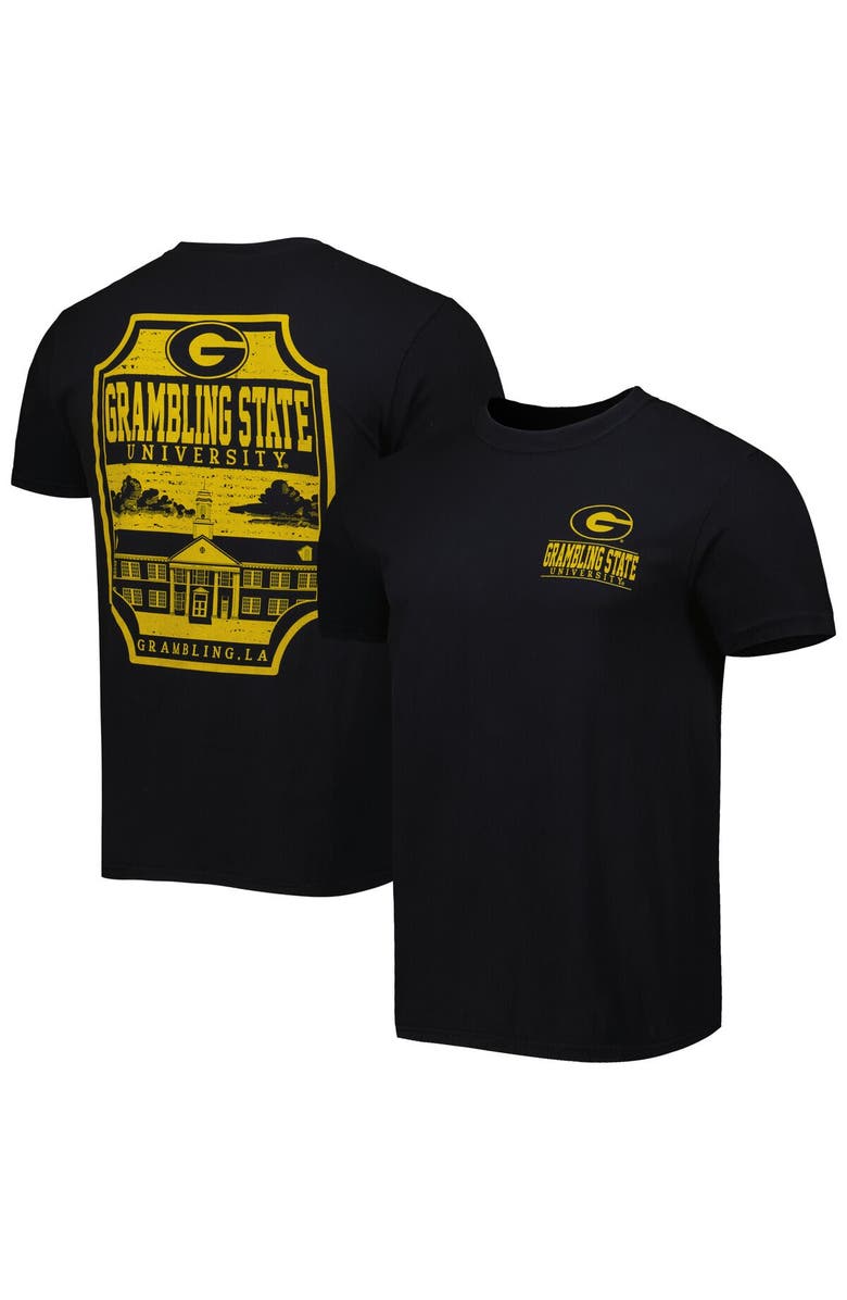 IMAGE ONE Men's Black Grambling Tigers Logo Campus Icon T-Shirt, Main, color, Black