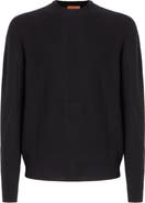 Missoni Crew Neck Sweater In Wool With Chevron Pattern