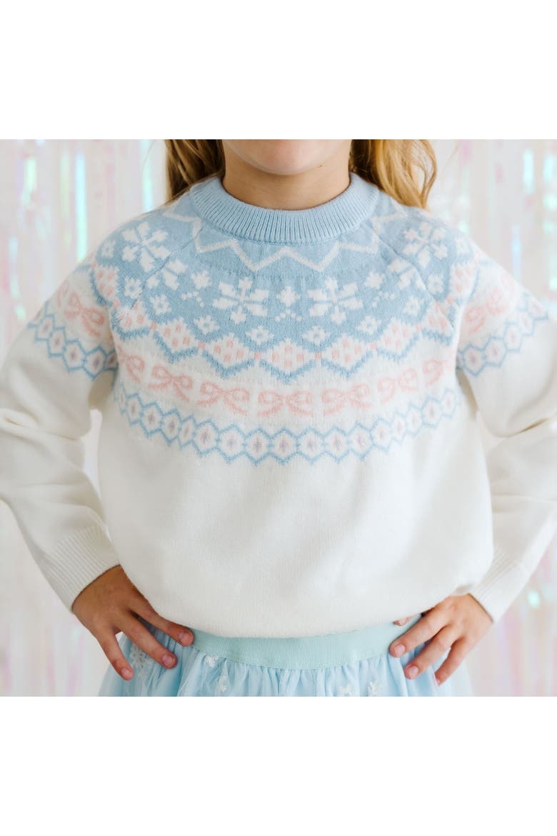 Frost Fair Isle Sweater (toddler, Little Kid & Big Kid), Alternate, color, Cream