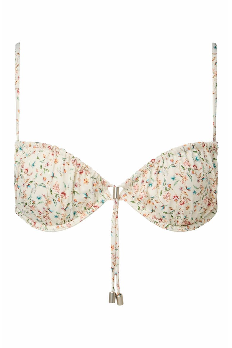 Rose Bikini Top, Alternate, color, WHITE MULTI