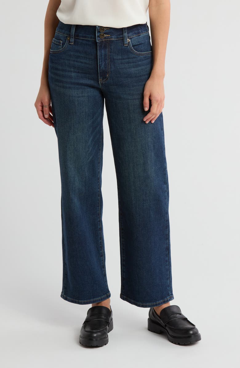 KUT from the Kloth Lucy Double Button Wide Leg Jeans, Main, color, 