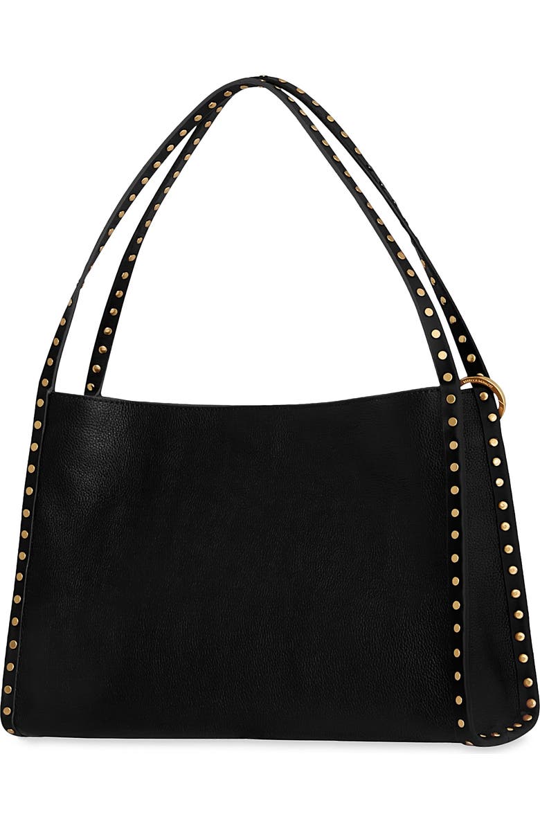 Rebecca Minkoff Dylan Leather Shoulder Bag, Alternate, color, Black