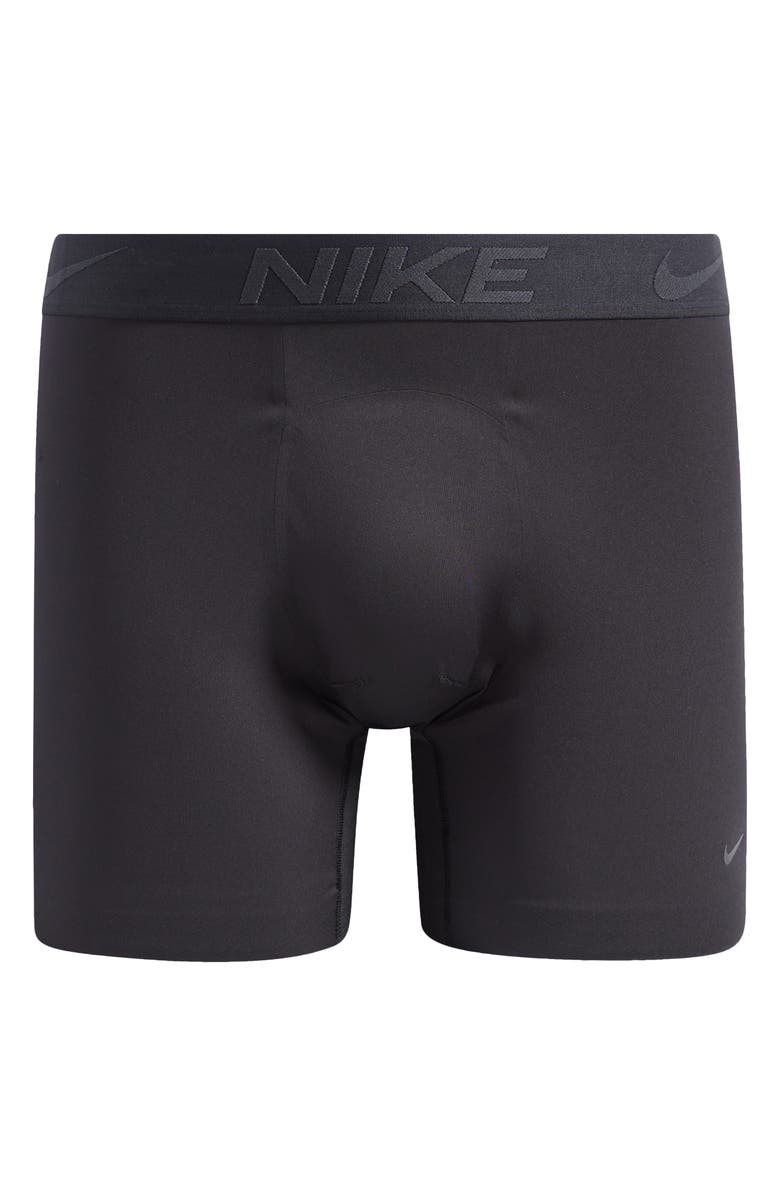 Nike Elite Micro Boxer Briefs, Alternate, color, Black/ Anthracite
