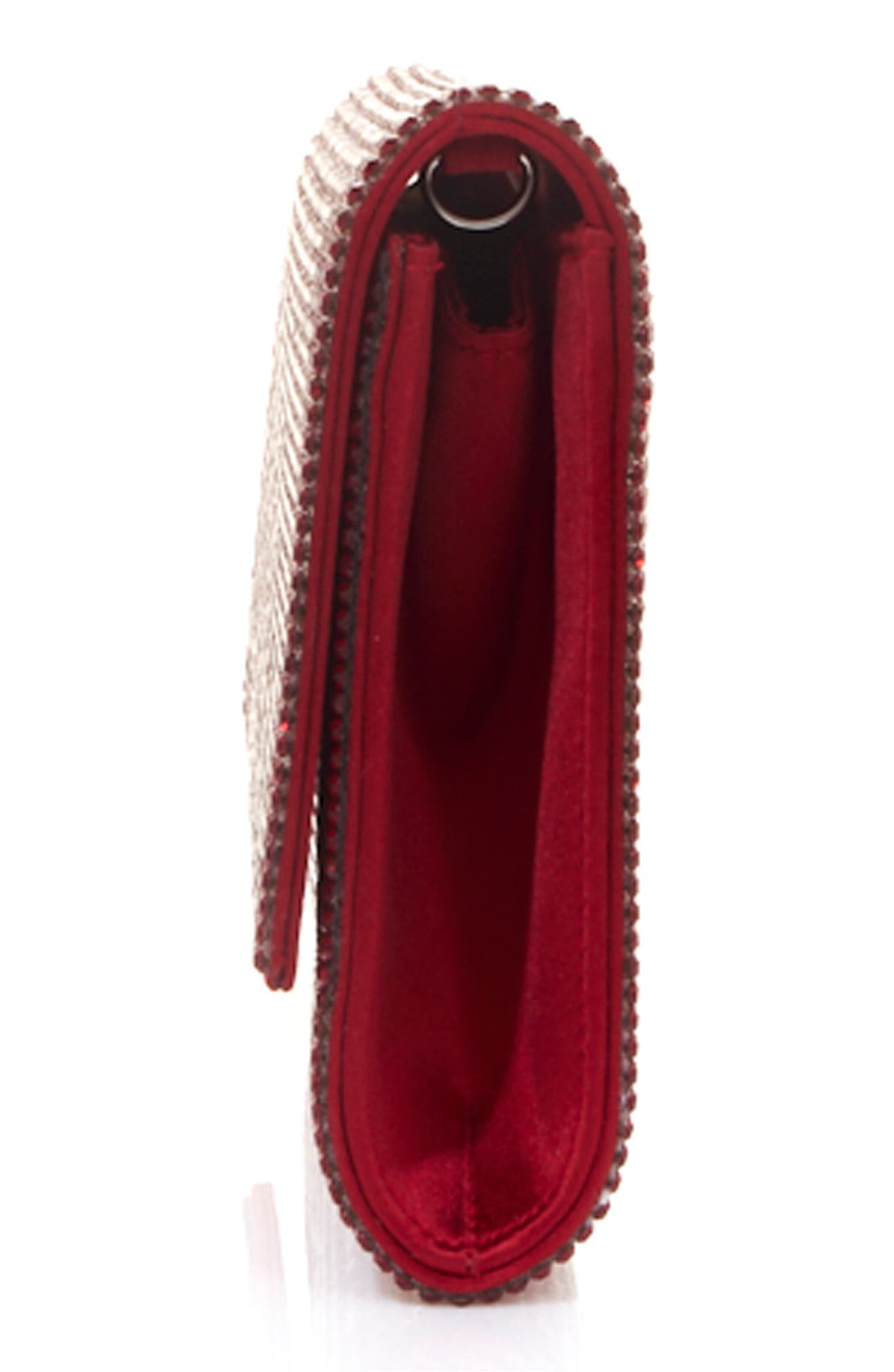 Fizzoni Beaded Clutch, Alternate, color, EBONIZED SIAM