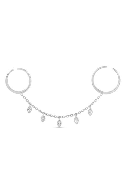 Marquise Two-Finger Adjustable Ring