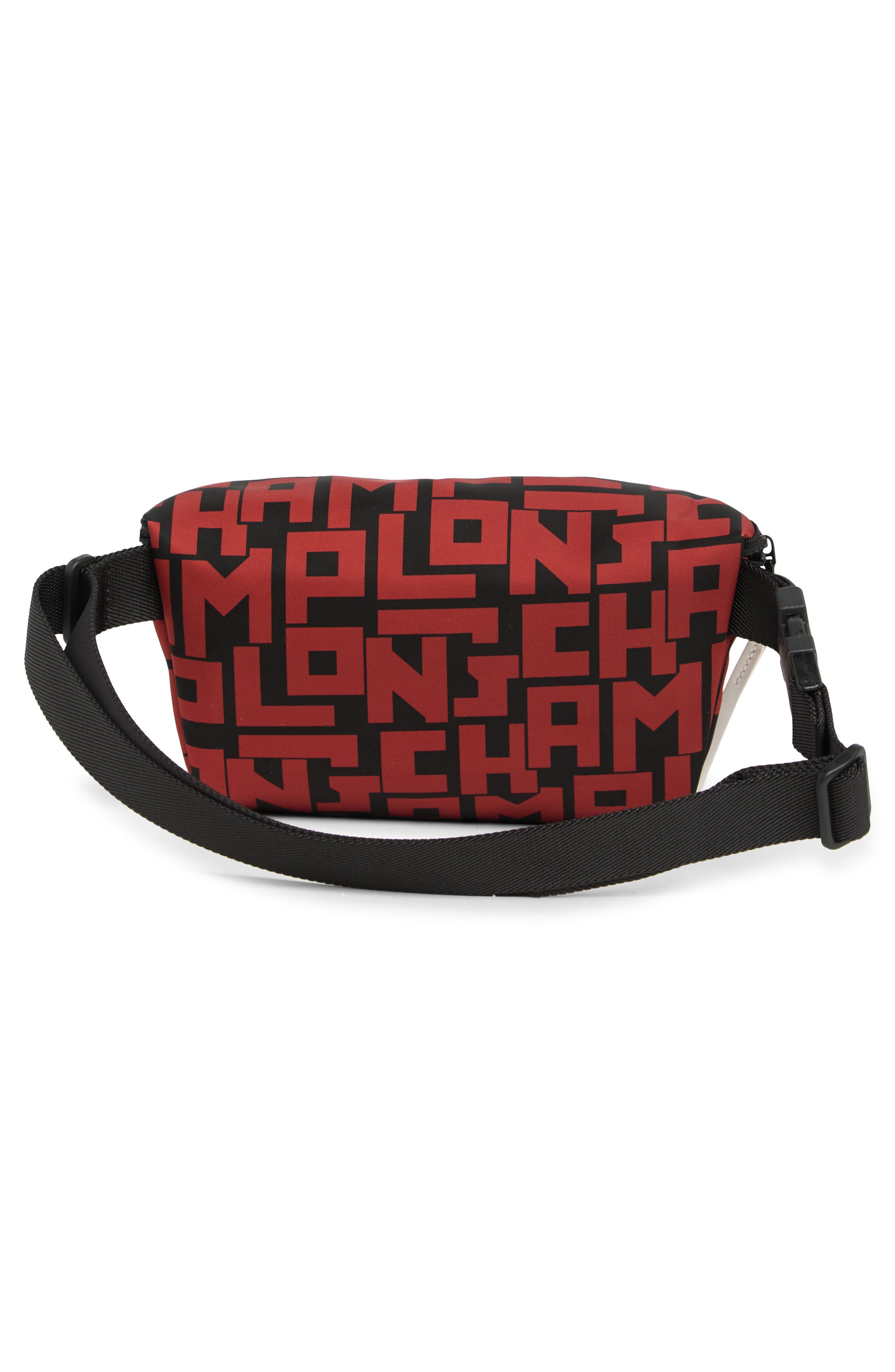 Longchamp Le Pliage Belt Bag, Alternate, color, Blk/Brick
