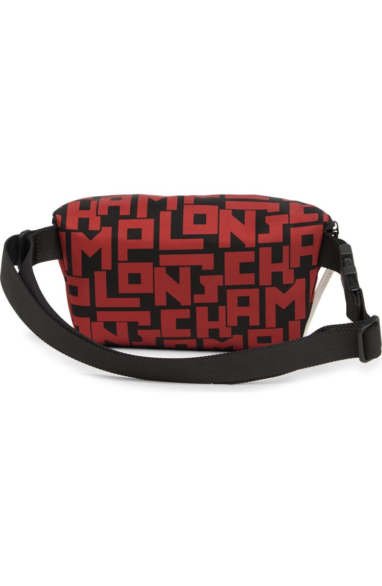 Longchamp Le Pliage Belt Bag, Alternate, color, Blk/Brick