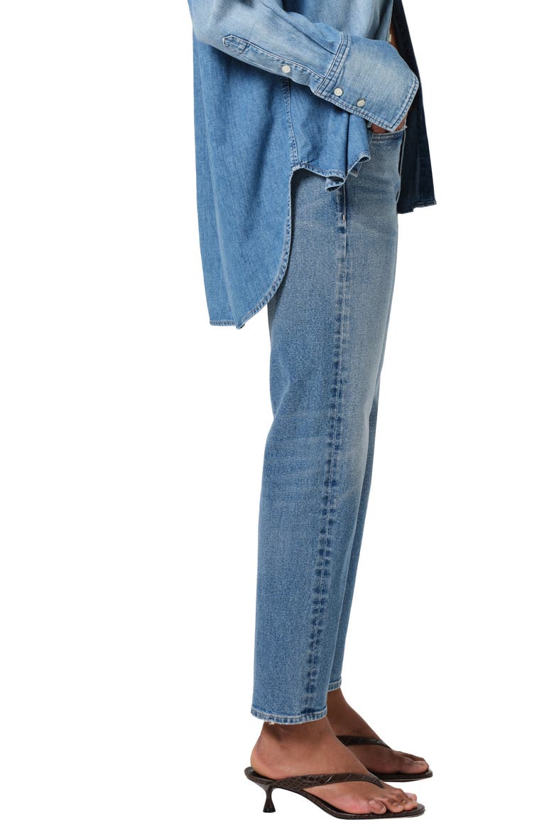 Delfina High Waist Ankle Straight Leg Jeans, Alternate, color, ELSINORE