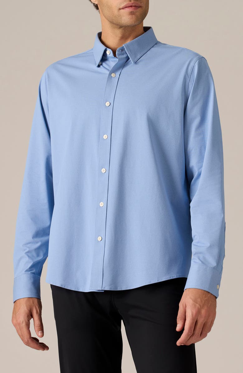 Rhone Commuter Pro Button-Up Shirt, Main, color, Blue