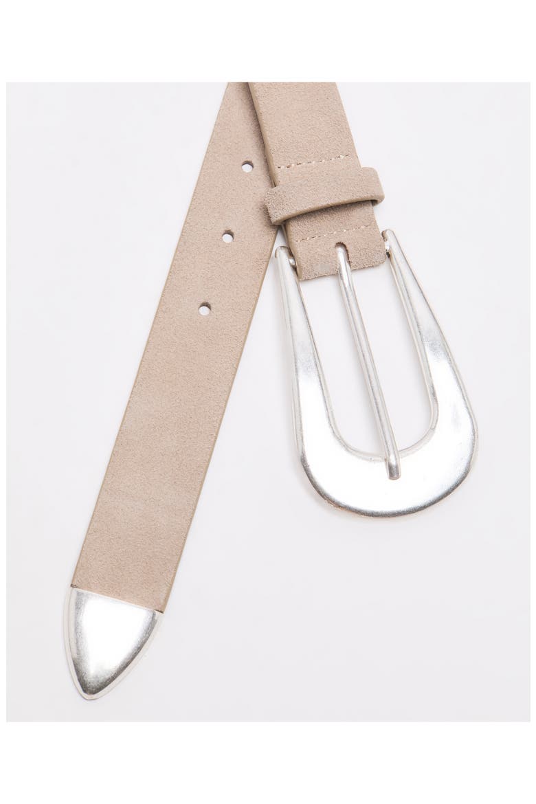 Cannon Suede Belt, Alternate, color, BISCOTTI