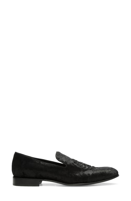 Donald Pliner Spencer Bead Loafer In Black