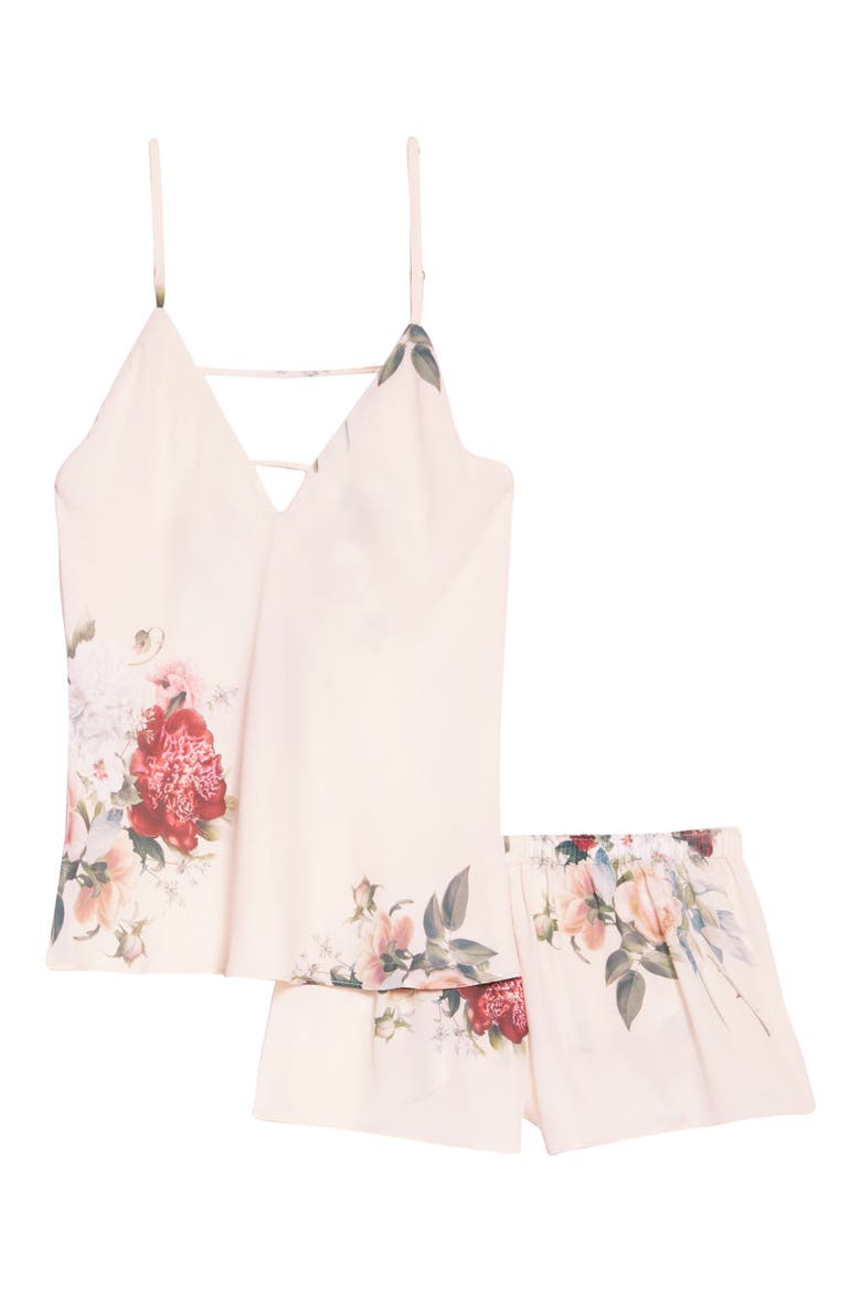 Delphine Short Pajamas, Alternate, color, IVORY