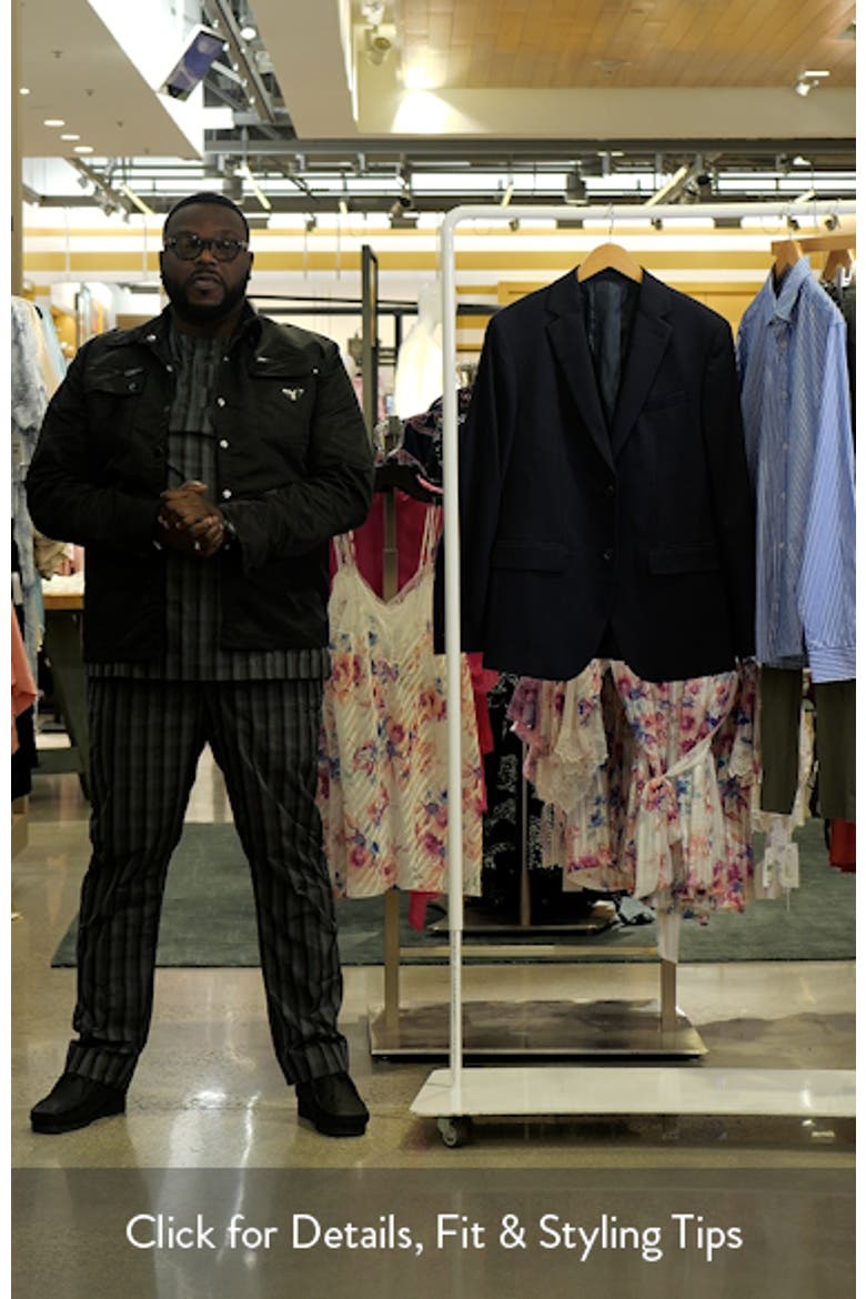Slim Fit Virgin Wool Suit Blazer video