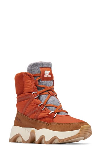 Sorel Kinetic Impact Sport Waterproof Boot In Animal Print