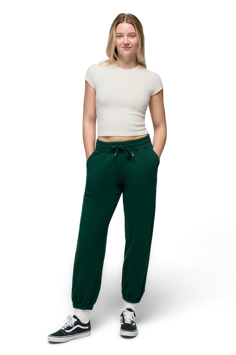 Dreamfleece Sweatpants, Alternate, color, ROOT GREEN